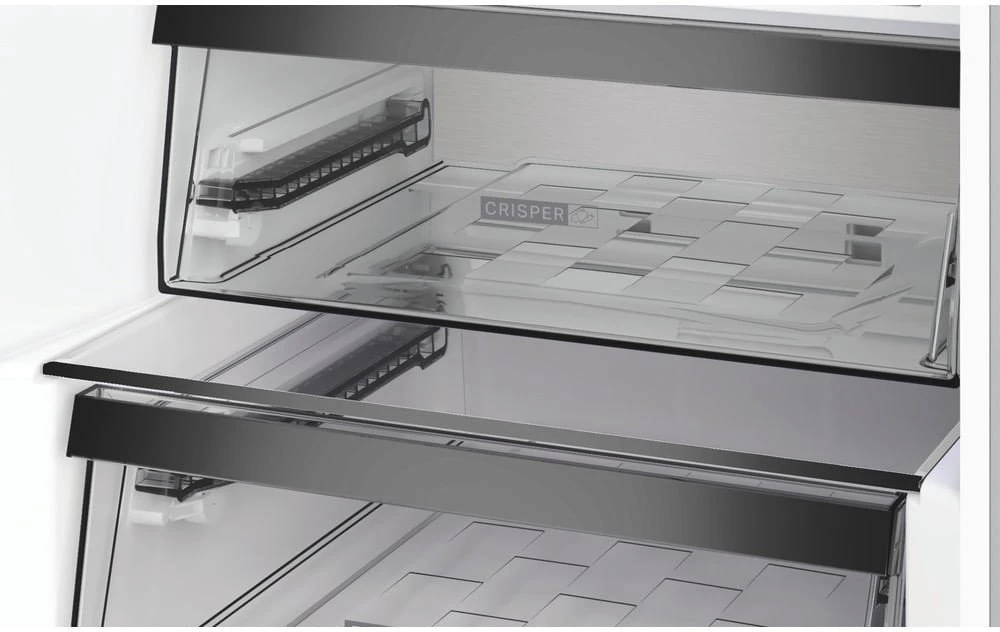 „Whirlpool“ šaldytuvas | WHK 25404 XP8E | Energijos vartojimo efektyvumo klasė A | Laisvai pastatomas | Kombinuotas | Aukštis 203,5 cm | „No Frost“ sistema | Grynasis tūris 106 l | 32 dB | „Pearl Inox“