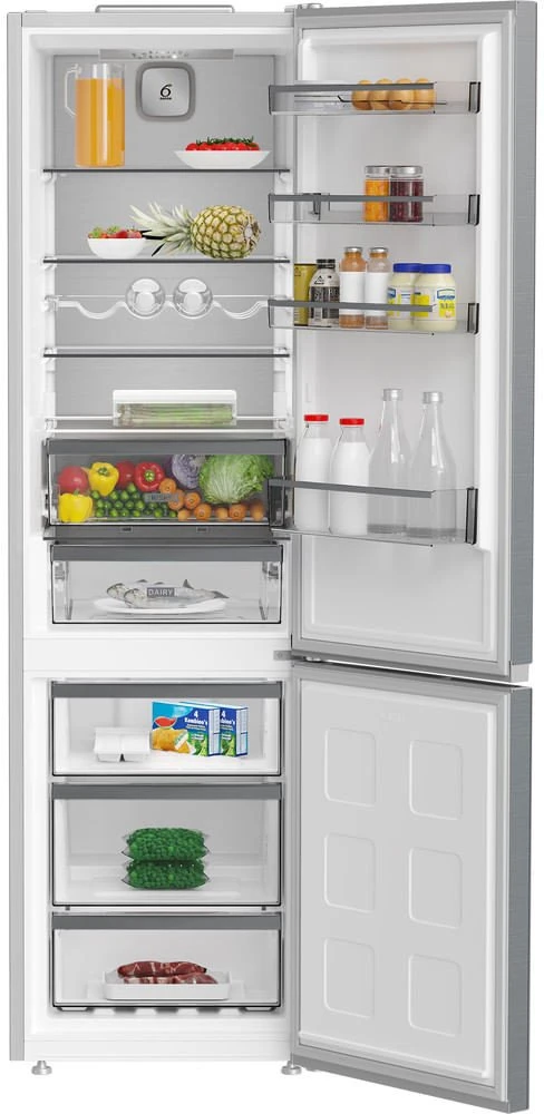 „Whirlpool“ šaldytuvas | WHK 25404 XP8E | Energijos vartojimo efektyvumo klasė A | Laisvai pastatomas | Kombinuotas | Aukštis 203,5 cm | „No Frost“ sistema | Grynasis tūris 106 l | 32 dB | „Pearl Inox“