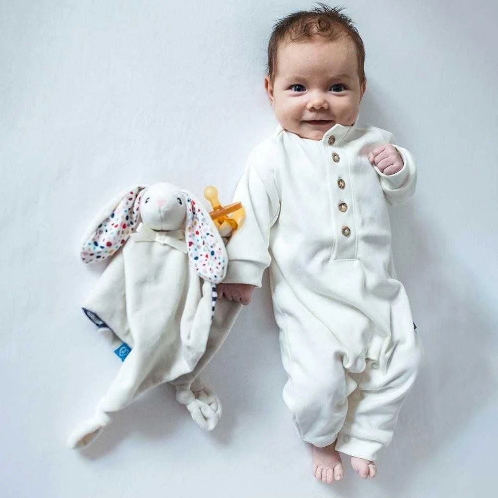 Whisbear DouDou pledas, mielas zuikutis Balta