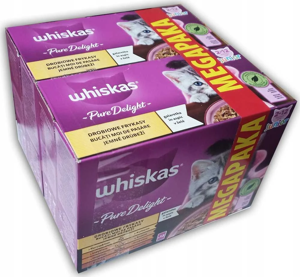 Drėgnas Kačių Maistas - Whiskas Paukštienos Šventė 24x85 g