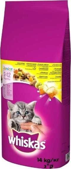 Whiskas WHISKEY 14kg sausas JUNIOR CHIKEN