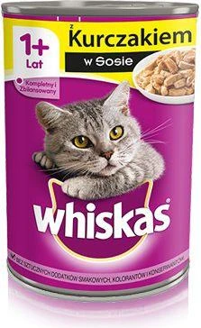 Drėgnas Kačių Maistas - Whiskas Vištiena Padaže 400g