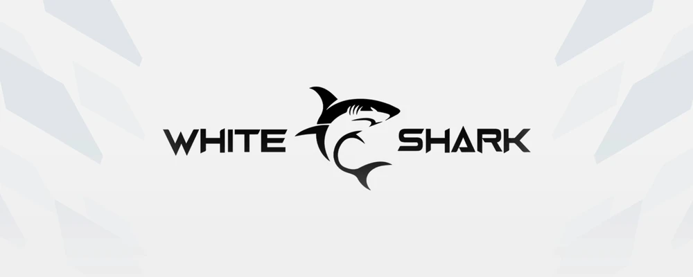Ausinės White Shark Baltas Shark Firefly balta