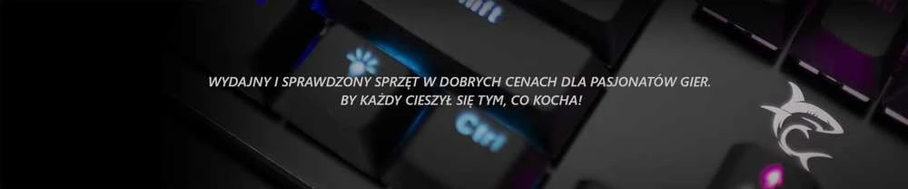 Pelė White Shark Myszka žaidimams Baltas Shark Bagdemagus GM-5010 su laidu 7200 dpi optinė balta