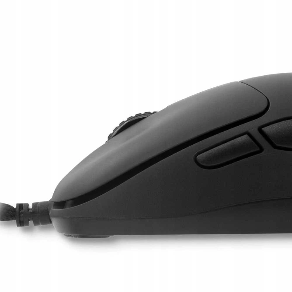Pelė White Shark Myszka žaidimams Baltas Shark GM-5014 su laidu 12400 dpi optinė juoda