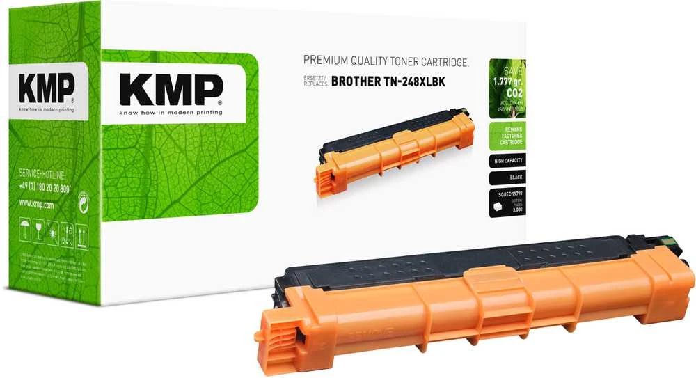 WHITEBOX Toneris Baltas Box KMP Toneris Brother TN-248XL juodas 3000 stron remanufactured