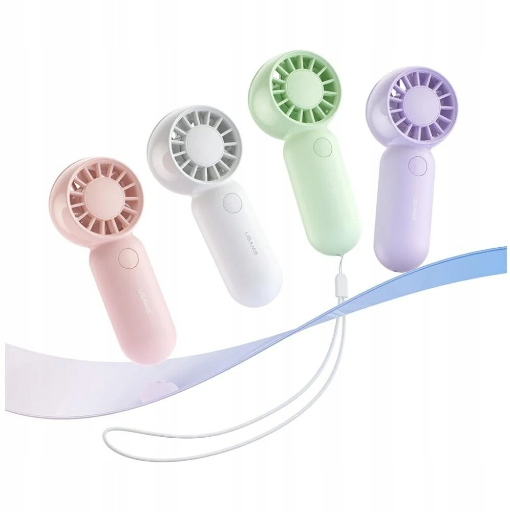 Rankinis ventiliatorius USAMS Mini Pocket ZB354 baltos spalvos