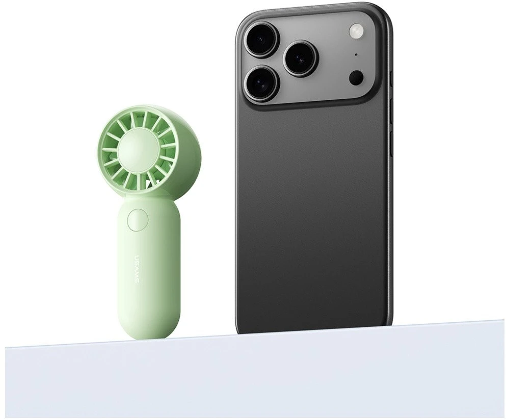 Rankinis ventiliatorius USAMS Mini Pocket ZB354, rožinis
