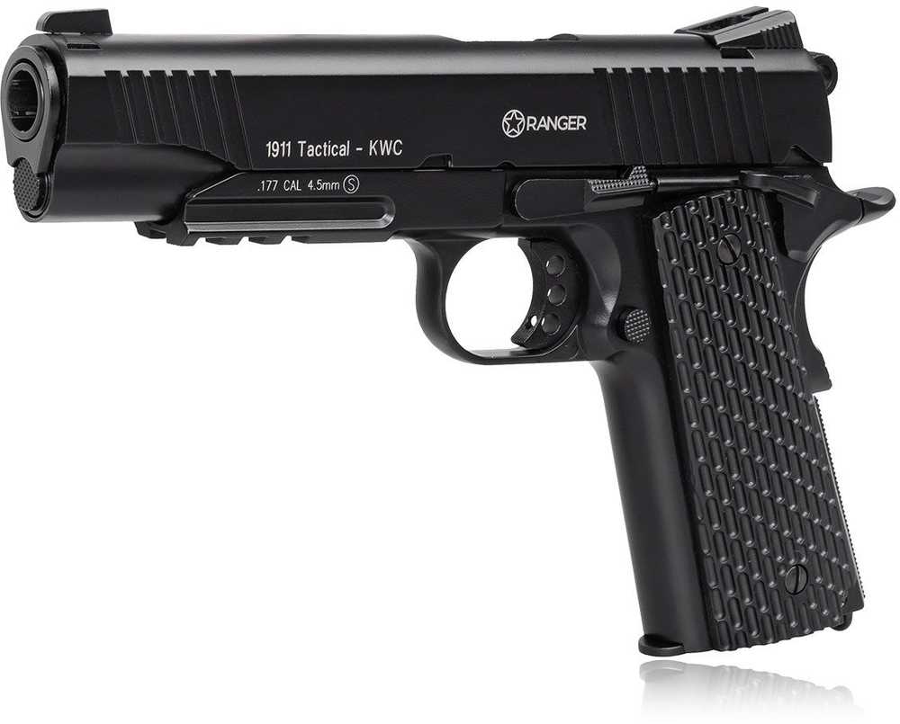 Pneumatinis šautuvas Pneumatinis šautuvas Ranger 1911 BB KWC Kal. 4,5 BBS Blow Back 17 Strz. Visas metalas Co2