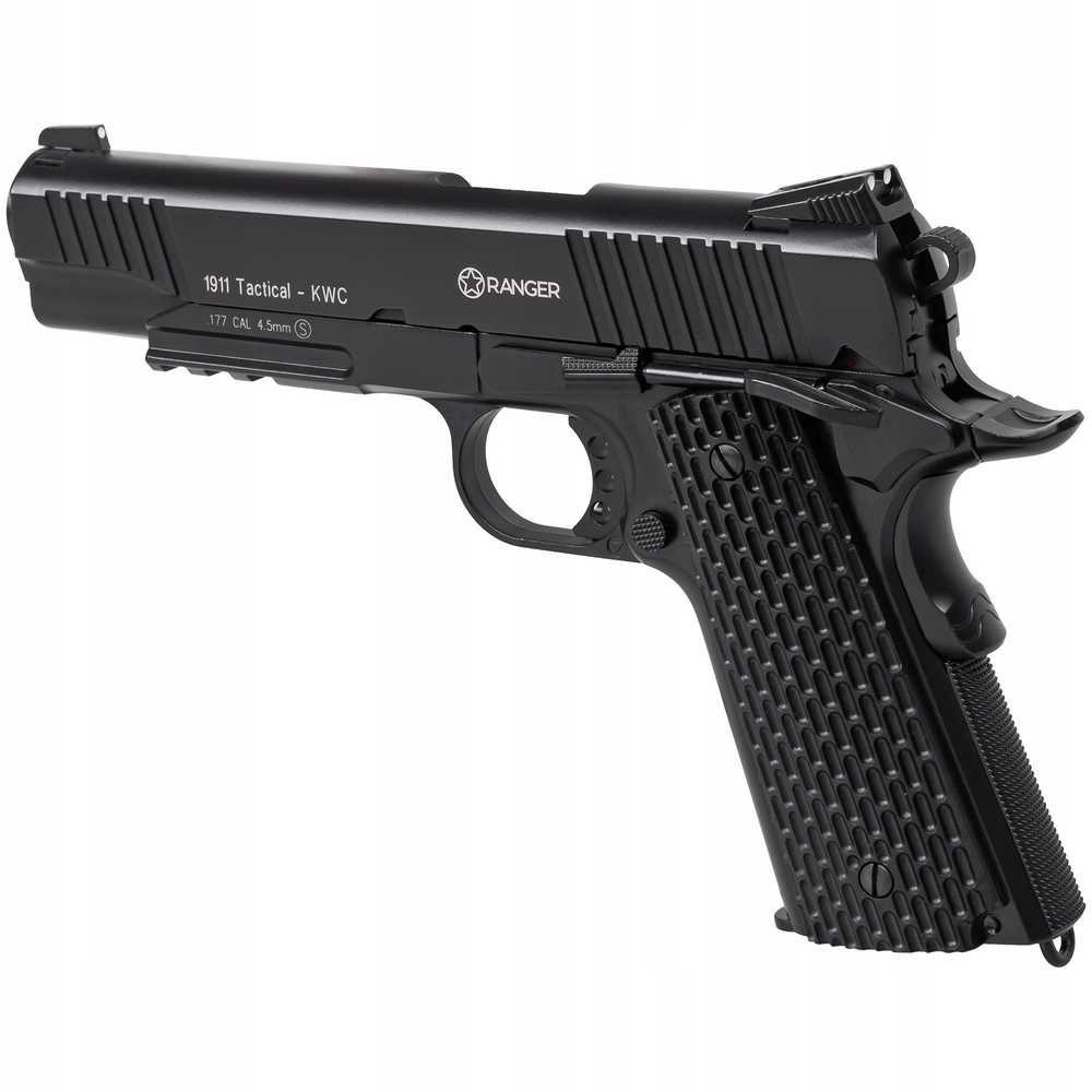Pneumatinis šautuvas Pneumatinis šautuvas Ranger 1911 BB KWC Kal. 4,5 BBS Blow Back 17 Strz. Visas metalas Co2