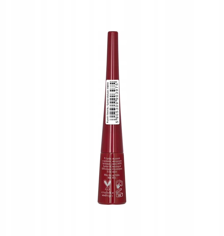 Wibo Claret Liquid Akių apvadas Juodas, 4 g