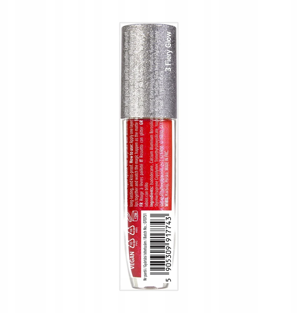 Wibo WIBO_Flash Pop lūpų dažai 3 Fiery Glow 4ml