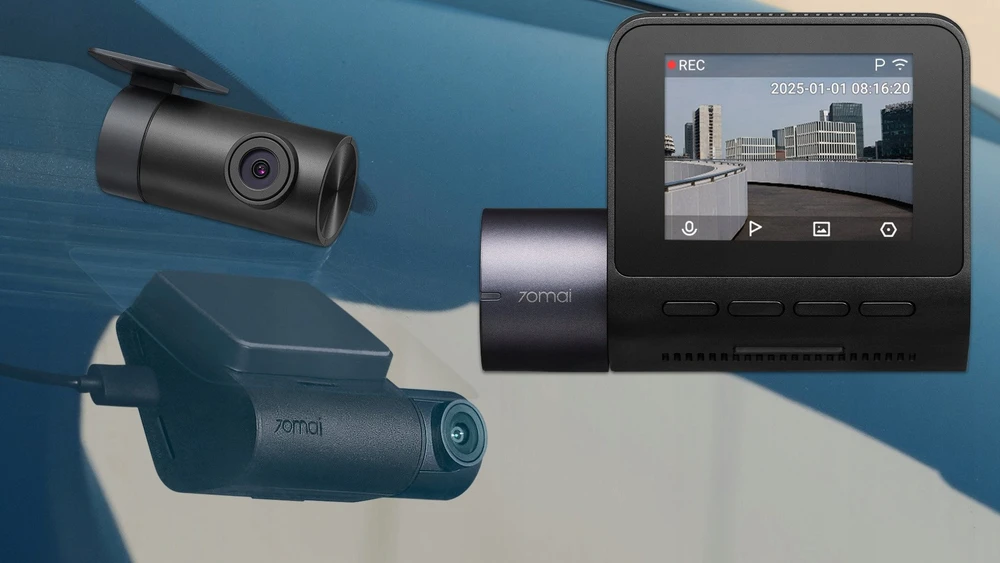 70Mai Dash Cam A410 + kamera tylna RC21