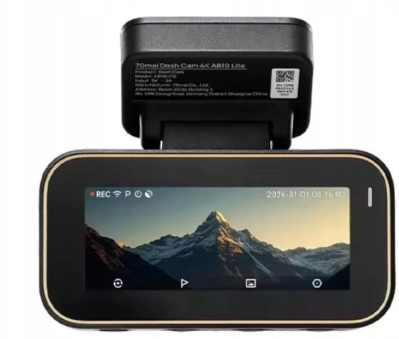 Wideorejestrator 70mai Dash Cam 4K A810 Lite juoda - Wideorejestrator (A810LITE)