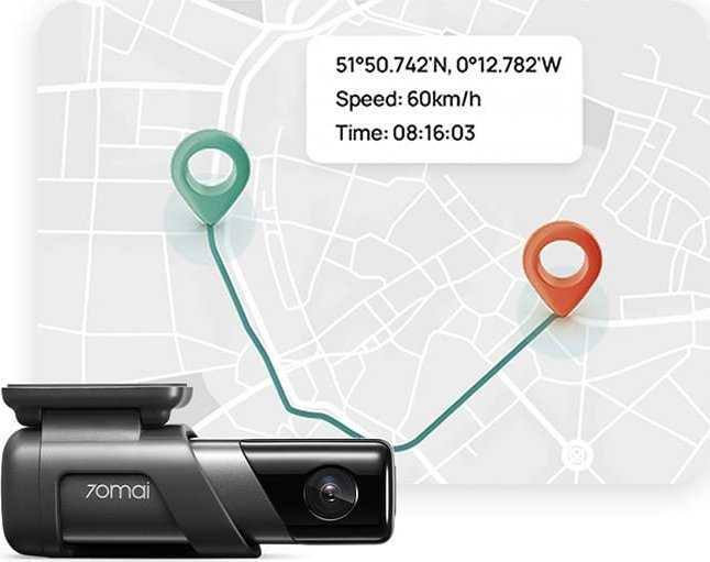 Vaizdo registratorius 70Mai Dash Cam M500 64GB