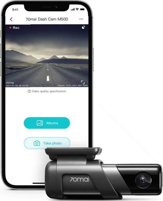 Vaizdo registratorius 70mai Dash Cam M500 128GB (M500128G)
