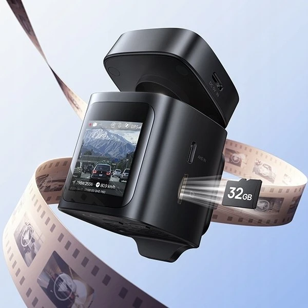 Baseus PrimeTrip VD1 Pro 4K Car DVR - juoda