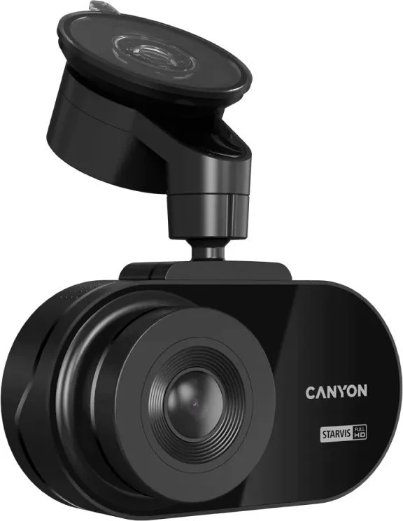 CANYON automobilinis įrašymo įrenginys DVR10 FullHD 1080p Wi-Fi Juodas