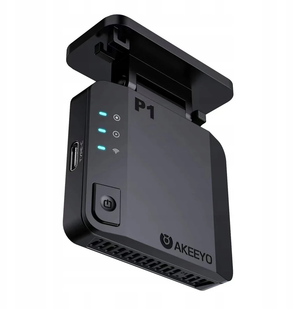 AKEEYO P1 car camera video recorder FullHD 30fps - juodas