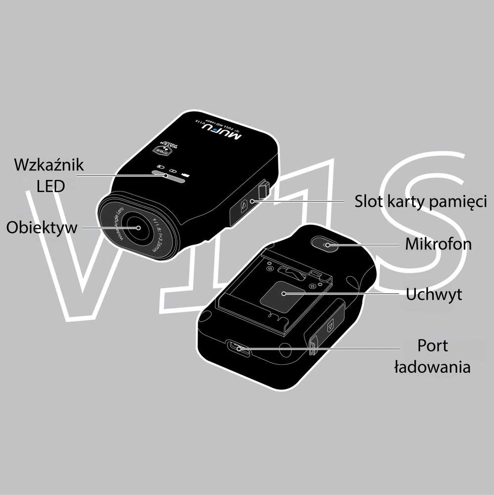MUFU Moto Cam V11S