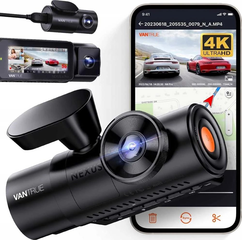 Vaizdo Registratorius - Vantrue N4 Pro