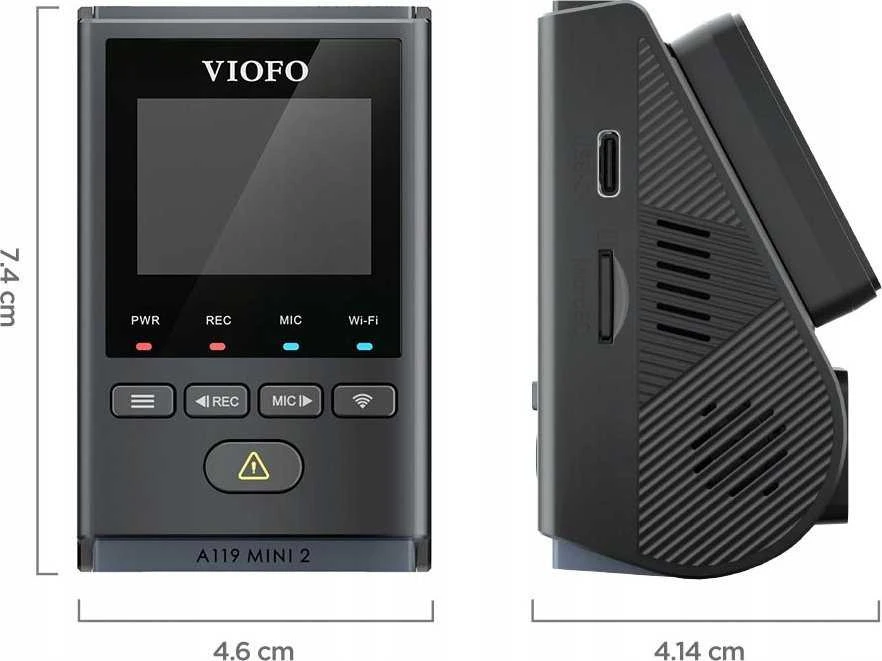 VIOFO A119 MINI 2-G GPS maršruto registratorius