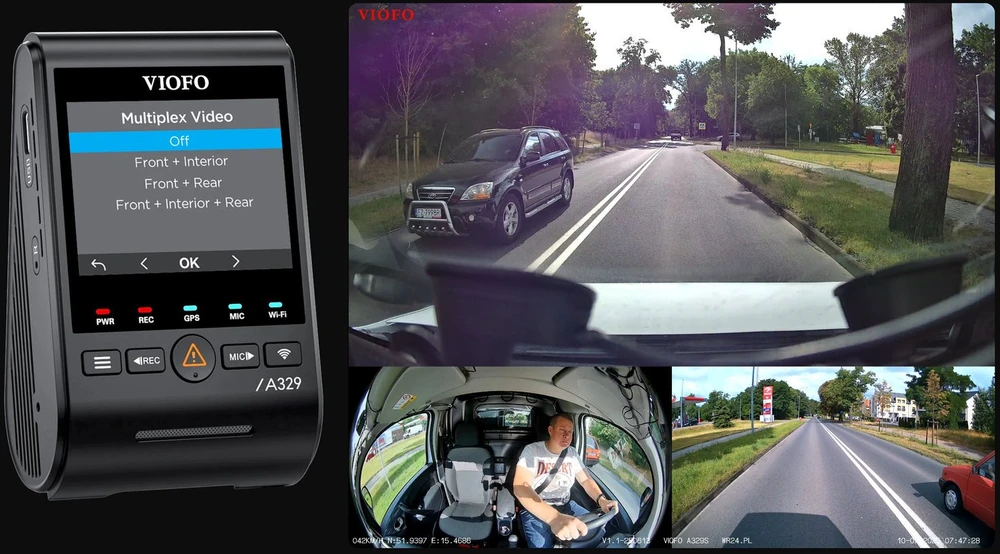 VIOFO A329S 2CH GPS video recorder
