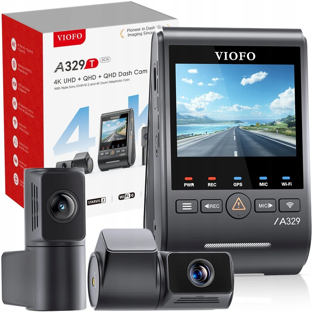 VIOFO A329T 3CH GPS video recorder