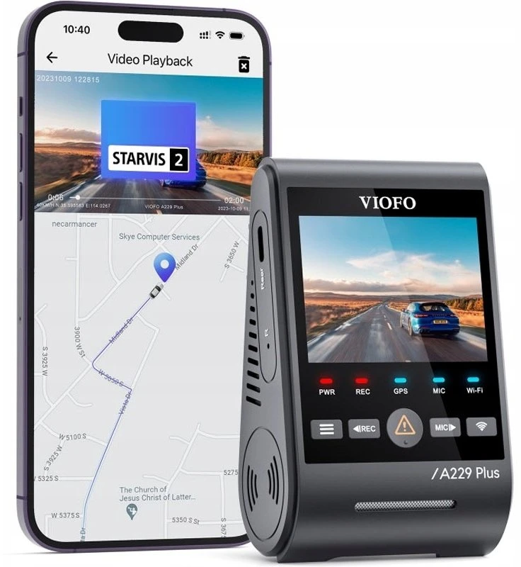 VIOFO A229 PLUS 1CH-G GPS video recorder