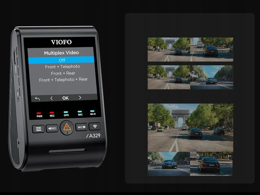 VIOFO A329T 3CH GPS video recorder