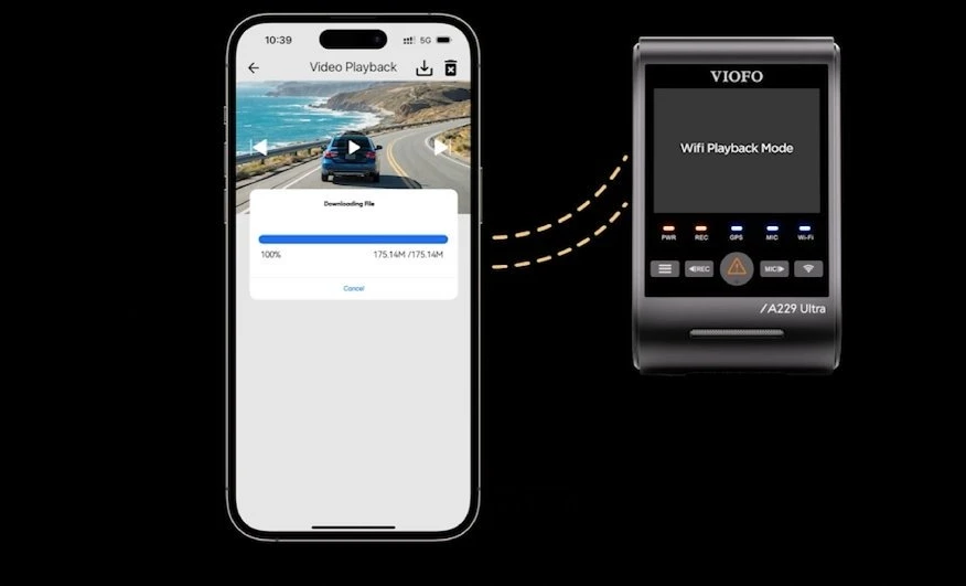 VIOFO A229 ULTRA 2CH-G GPS video recorder
