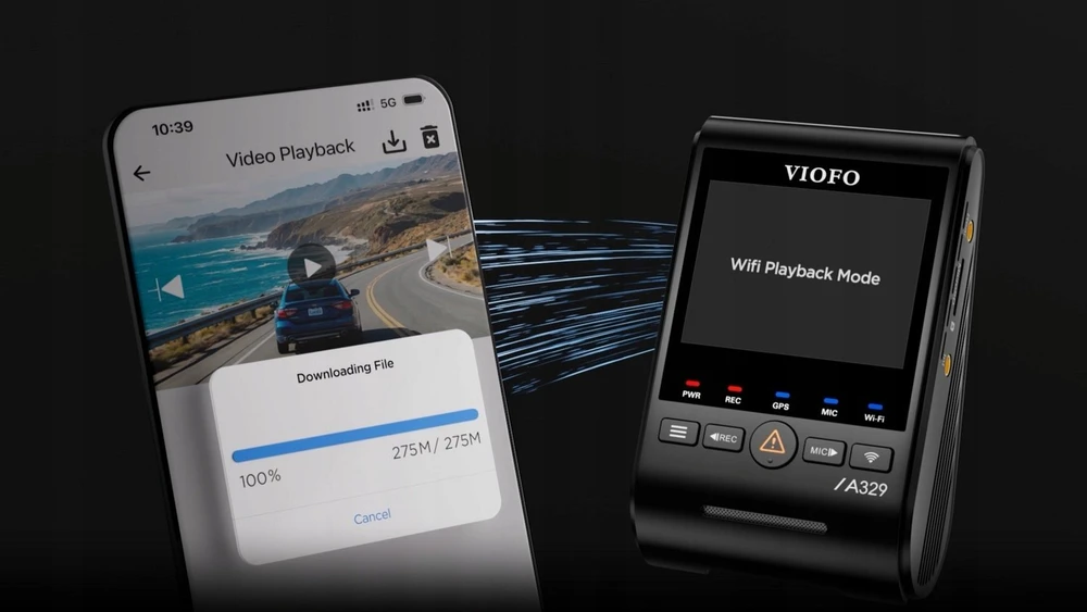 VIOFO A329S 1CH GPS video recorder