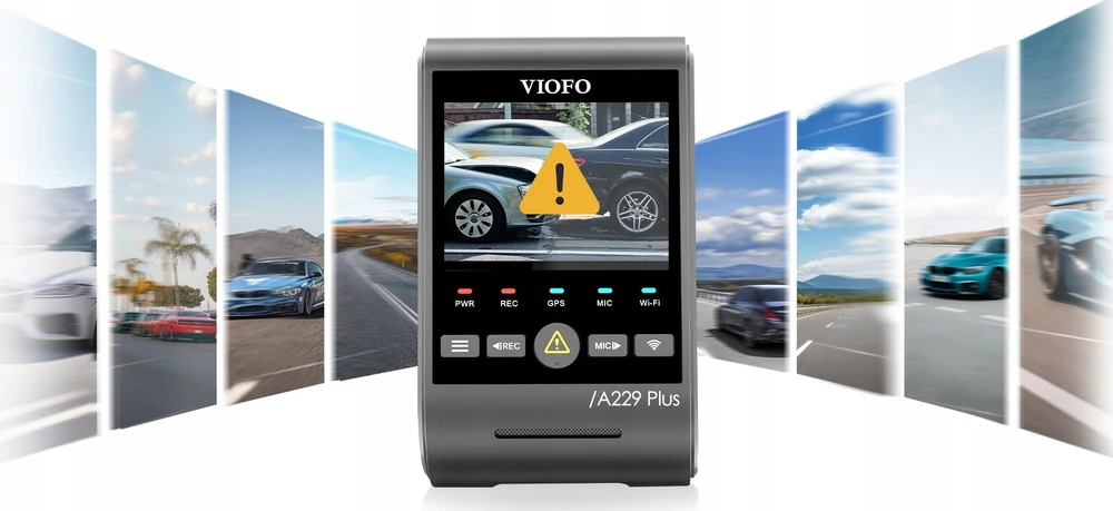 Vaizdo registratorius VIOFO A229 Plus 2CH-G GPS