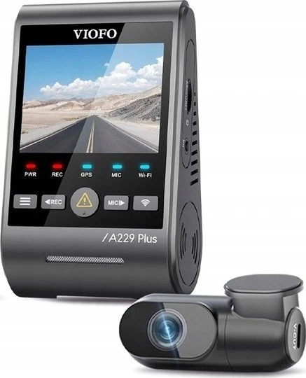 Vaizdo registratorius VIOFO A229 Plus 2CH-G GPS