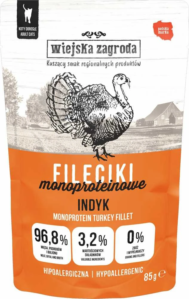 COUNTRY FARM Monoprotein Calacutine filė – Šlapias katėms skirtas ėdalas – 85 g