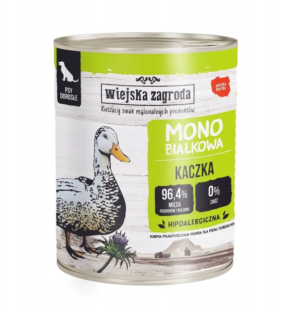 [[KEEP0]] Kaimiškas ūkis Mono antiena - šlapias šunų maistas - 800g