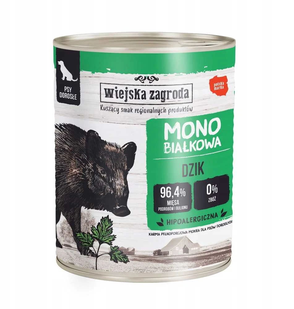 Šunų Maistas - Wiejska Zagroda Monoprotein šerniena Wet 400g