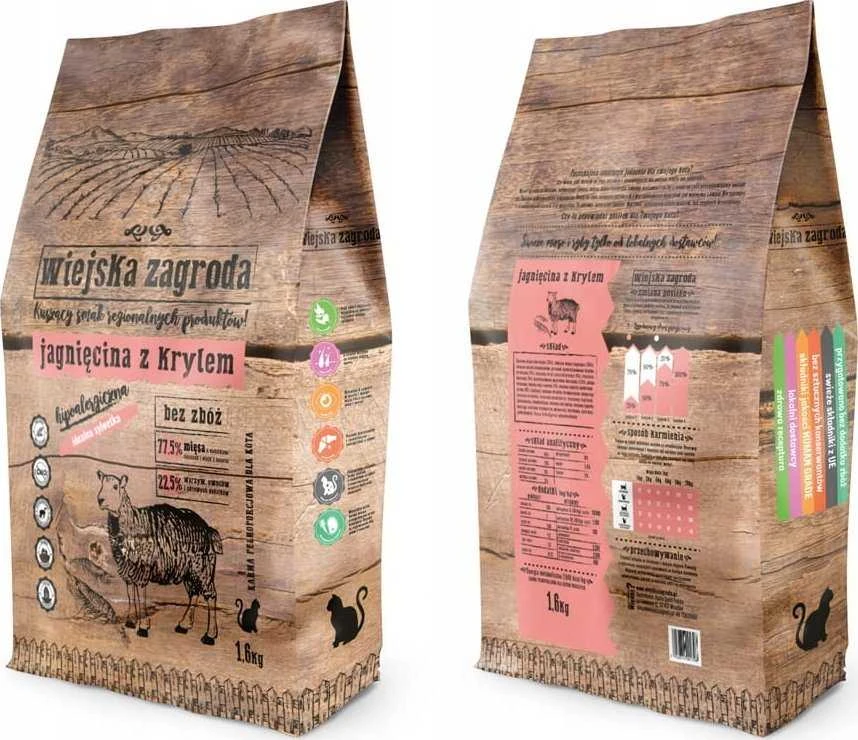 Wiejska Zagroda Village Farm ėriena su kriliu 1,6kg