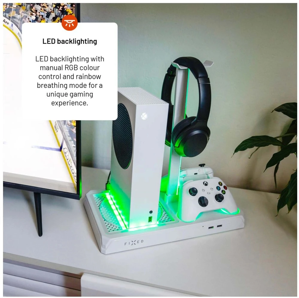 Fixed Stacja wielofunkcyjna do XBOX Series X/S balta (FIXXB-MCS-WH)