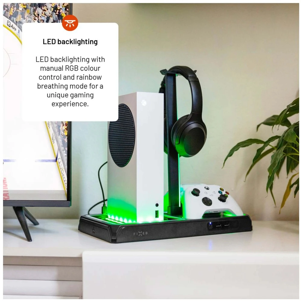 Fixed Stacja wielofunkcyjna do XBOX Series X/S juoda (FIXXB-MCS-BK)