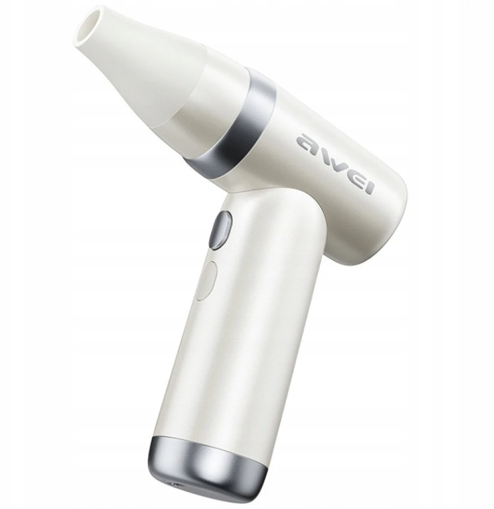 AWEI F40 3-in-1 3300mAh daugiafunkcis ventiliatorius, baltos spalvos