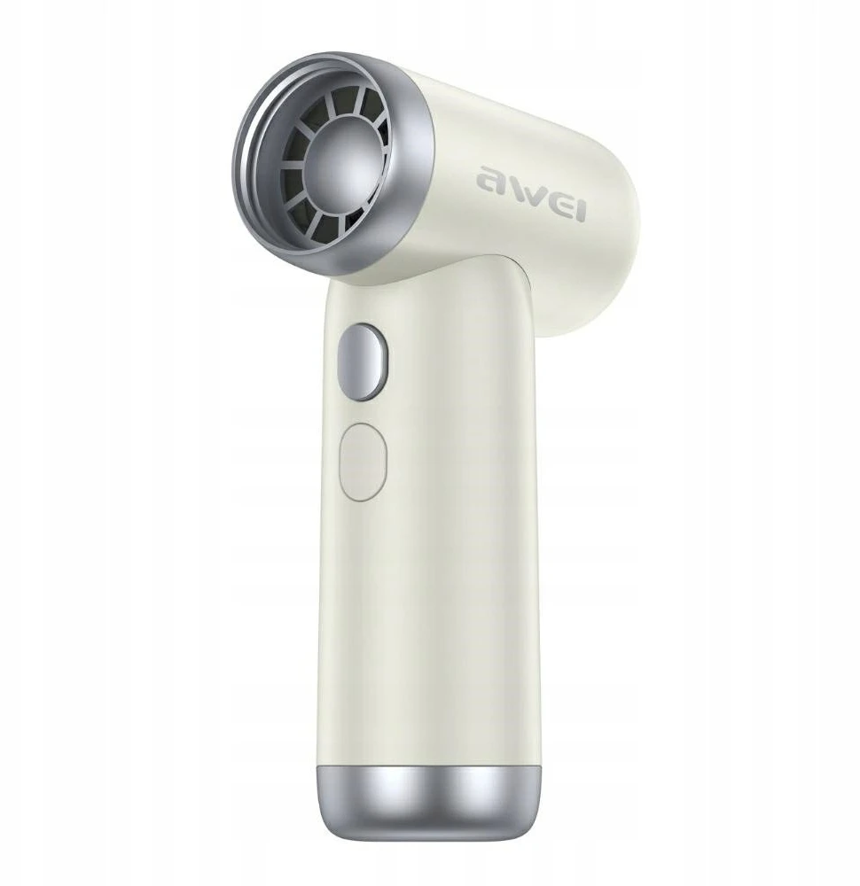 AWEI F40 3-in-1 3300mAh daugiafunkcis ventiliatorius, baltos spalvos