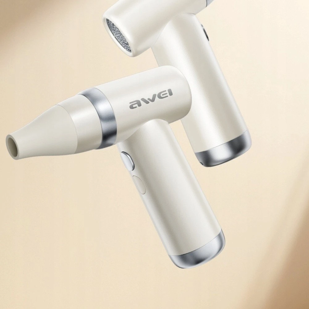 AWEI F40 3-in-1 3300mAh daugiafunkcis ventiliatorius, baltos spalvos