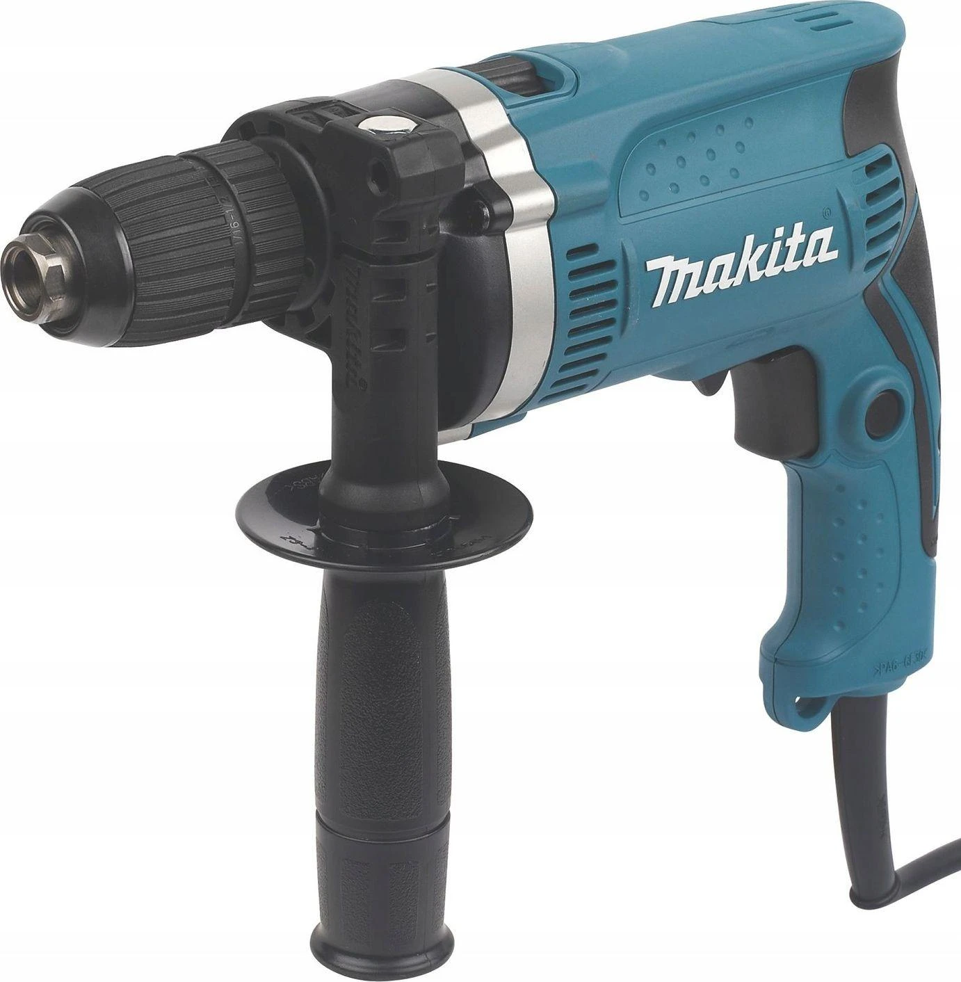 Makita smūginis gręžtuvas HP1631K 710W 1.9 kg, su lagaminu