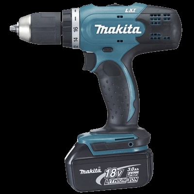 Makita DDF453RFE su 18V akumuliatoriumi