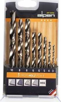 Grąžtas Wiertło Alpen Alpen PTM 8 Profi Wood 8 vnt.