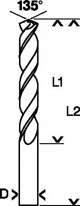 Grąžtas Bosch HSS-G grąžtai metalui 11,0mm, 1 vnt.