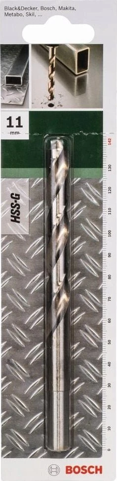Bosch grąžtas Bosch METALBOR HSS-G Ø11X94X142MM 118GR