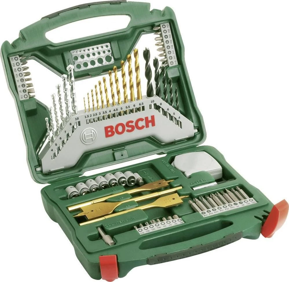 Grąžtas Bosch 70-dalių komplektas Titanium