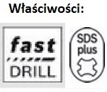 Bosch SDS-plus-1 grąžtas 25 x 400 x 460 mm
